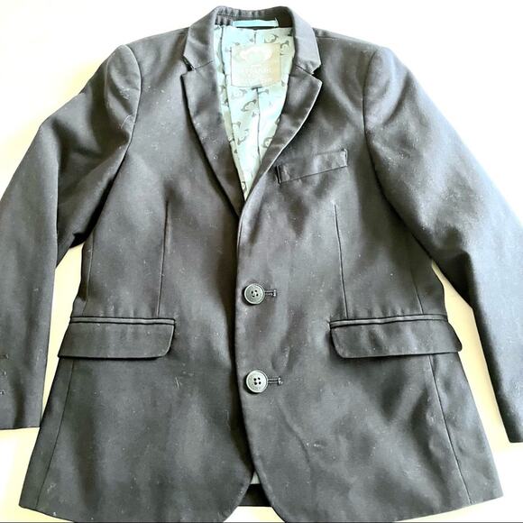 Appaman boys navy suit sport jacket blazer size 7 - Picture 1 of 6